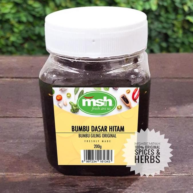 

DISKON! BUMBU DASAR HITAM 200G - BUMBU DASAR MASAKAN RASA HITAM KHAS
