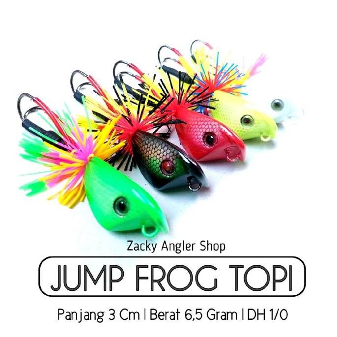 umpan casting gabus jump frog topi 3cm raz lure stok terbatas