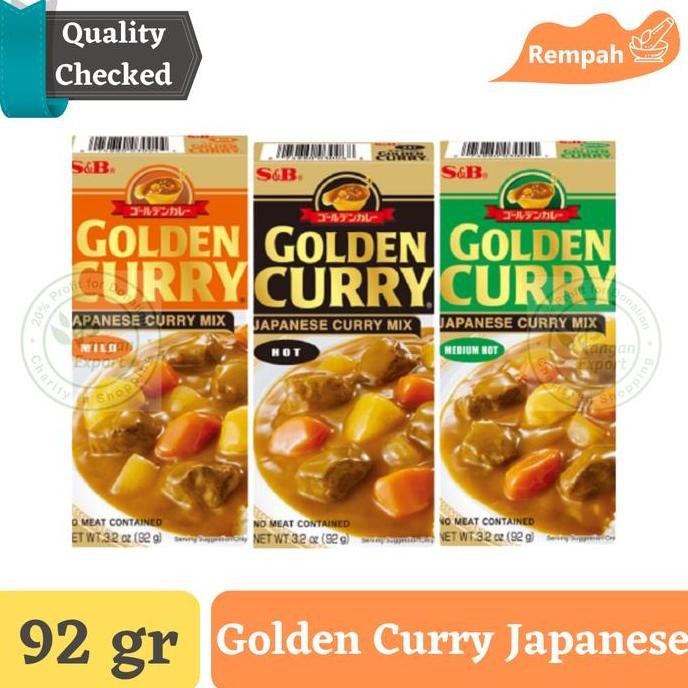 

DISKON! S&B GOLDEN CURRY JAPANESE CURRY MIX - BUMBU KARI JEPANG ASLI