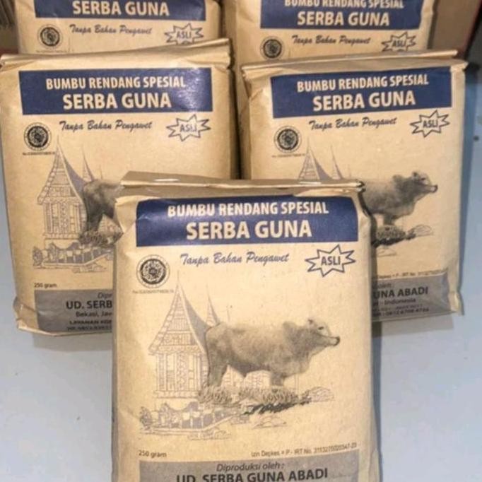 

DISKON! BUMBU RENDANG SERBA GUNA 1KG (KEMASAN 250GR) - BUMBU MASAK RENDANG