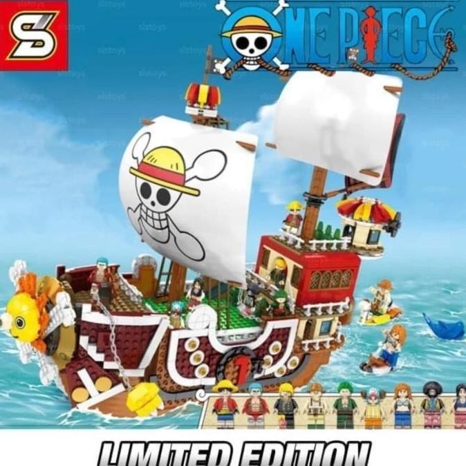 Briick thousand sunny Going Merry SY6299 brick sunny 1102 going merry one piece block susun Thousand