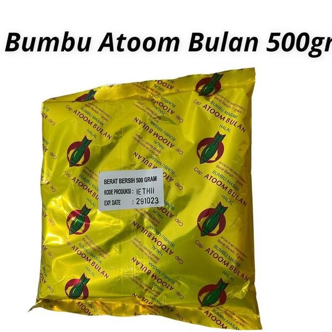 

DISKON! BUMBU ATOOM BULAN 500GR REMPAH MASAK SERBAGUNA ASIN SPICES BERKUALITAS