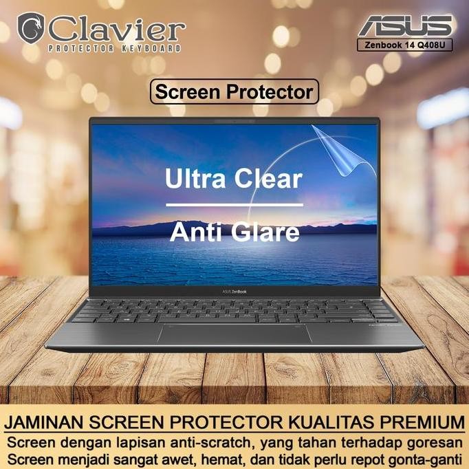 New Screen Protector Asus ZenBook 14 Q408 Q408U Q408UG Glare Clear Anti Gores