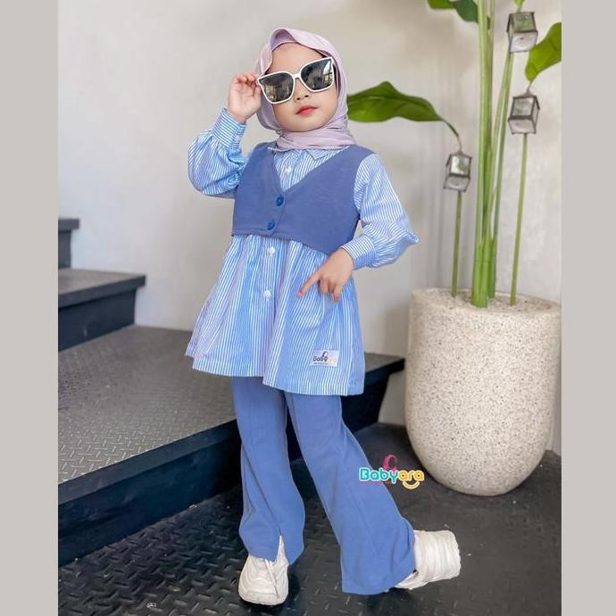 GKI Moana Oneset/pakaian fashion anak perempuan/setelan stelan anak perempuan/cardigan kardigan anak