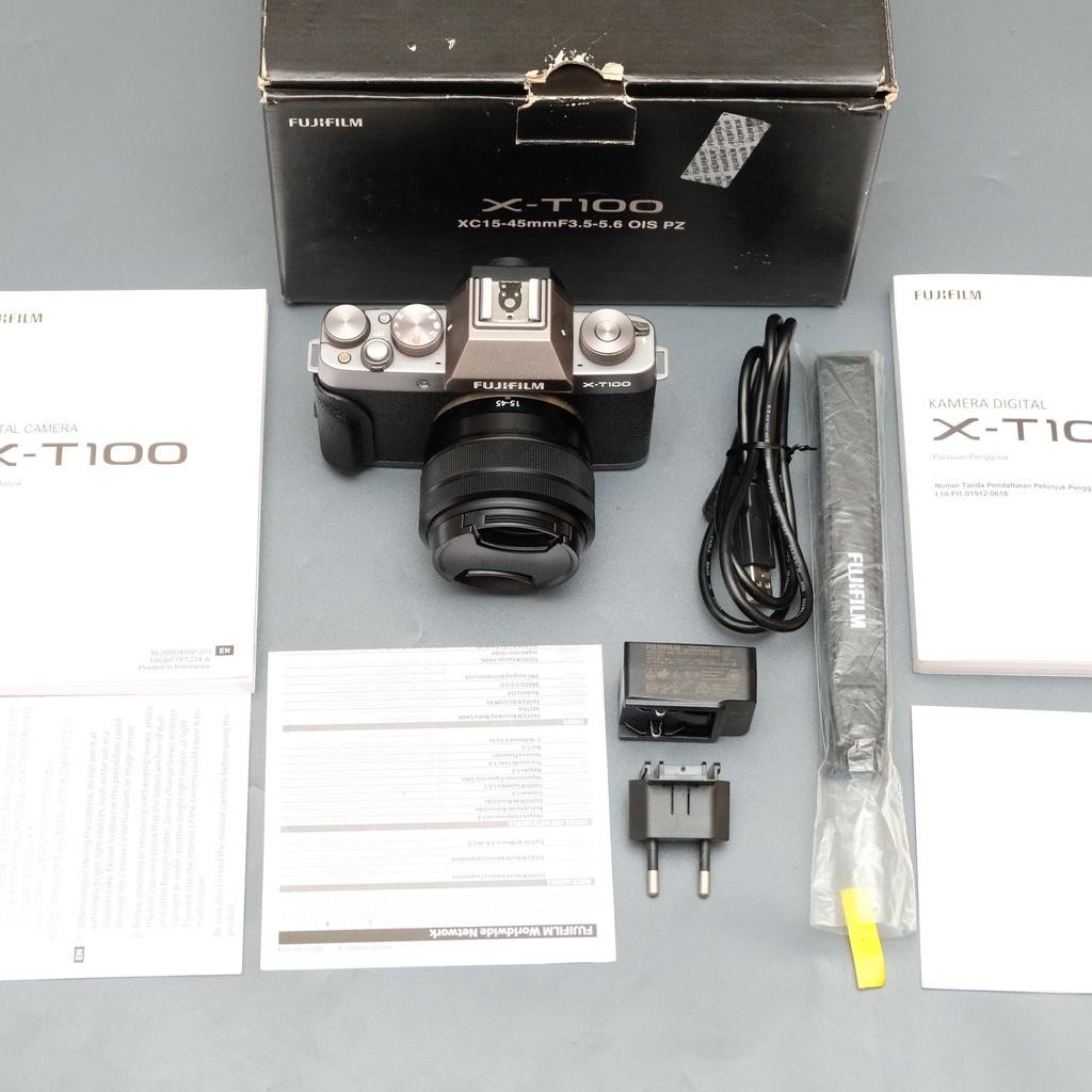 Ls Best Seller Fujifilm Xt100 Dan Lensa Kit 15-45Mm Second Berkualitas
