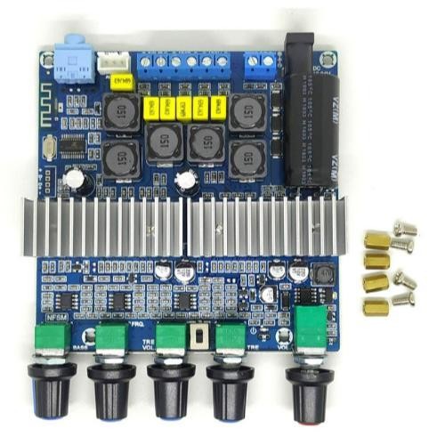 Digital kit amplifier class d tpa3116d2 2.1 bluetooth 2x50w 100w sub