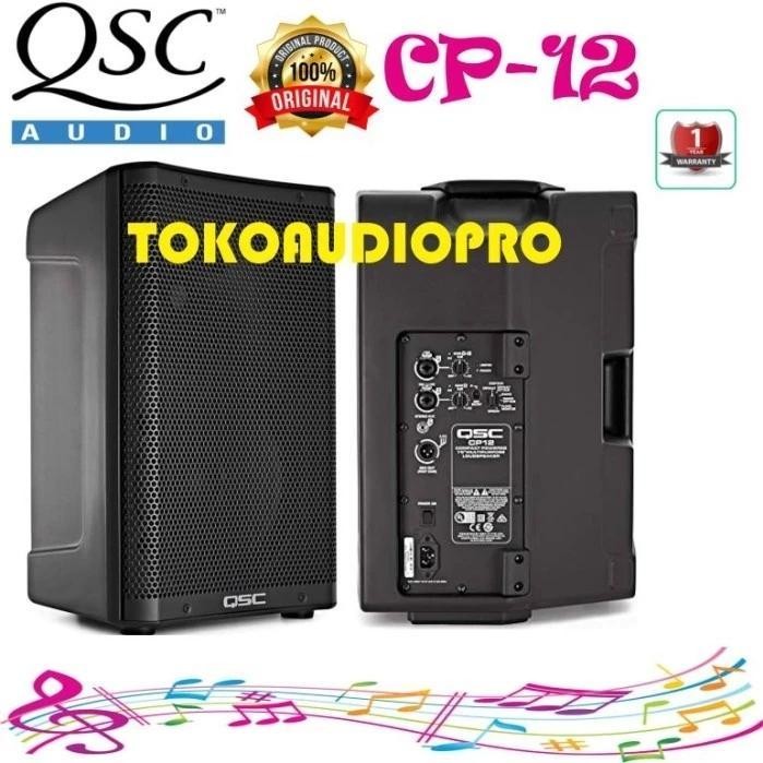 Speaker QSC CP12 1000W 12 inch Powered Speaker Aktif qsc cp-12 Berkualitas Terbaru