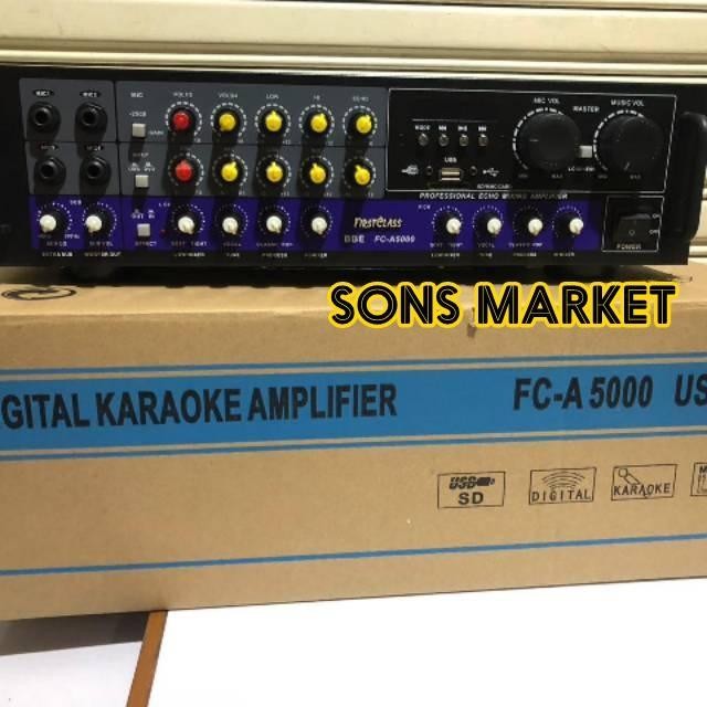 Power amplifier karaoke FIRSTCLASS FC A 5000 ampli fc a5000 bluetooth