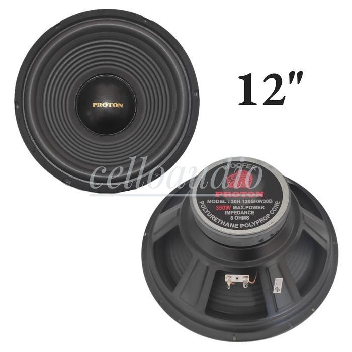 Woofer 12" Proton H120 SRW 38B Komponen Speaker Woofer 12 Inch Proton
