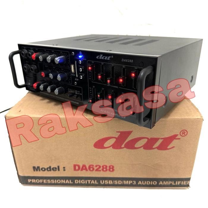AMPLIFIER DAT DA 6288 AMPLI DAT DA6288 DAT 6288 ORIGINAL USB BLUETOOTH