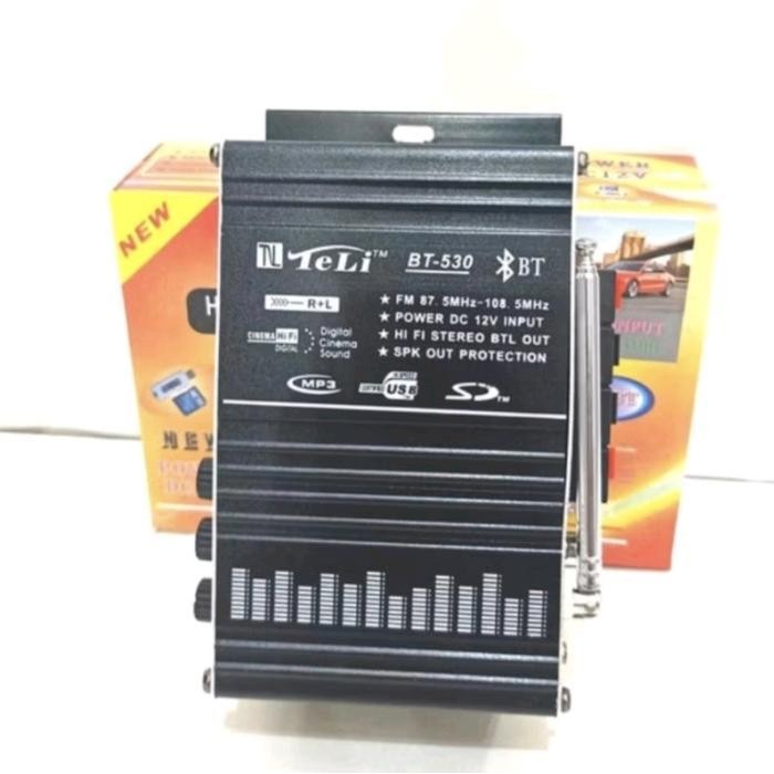 Amplifier Bluetooth TeLi BT-530 2 Chanel Mini 12Volt