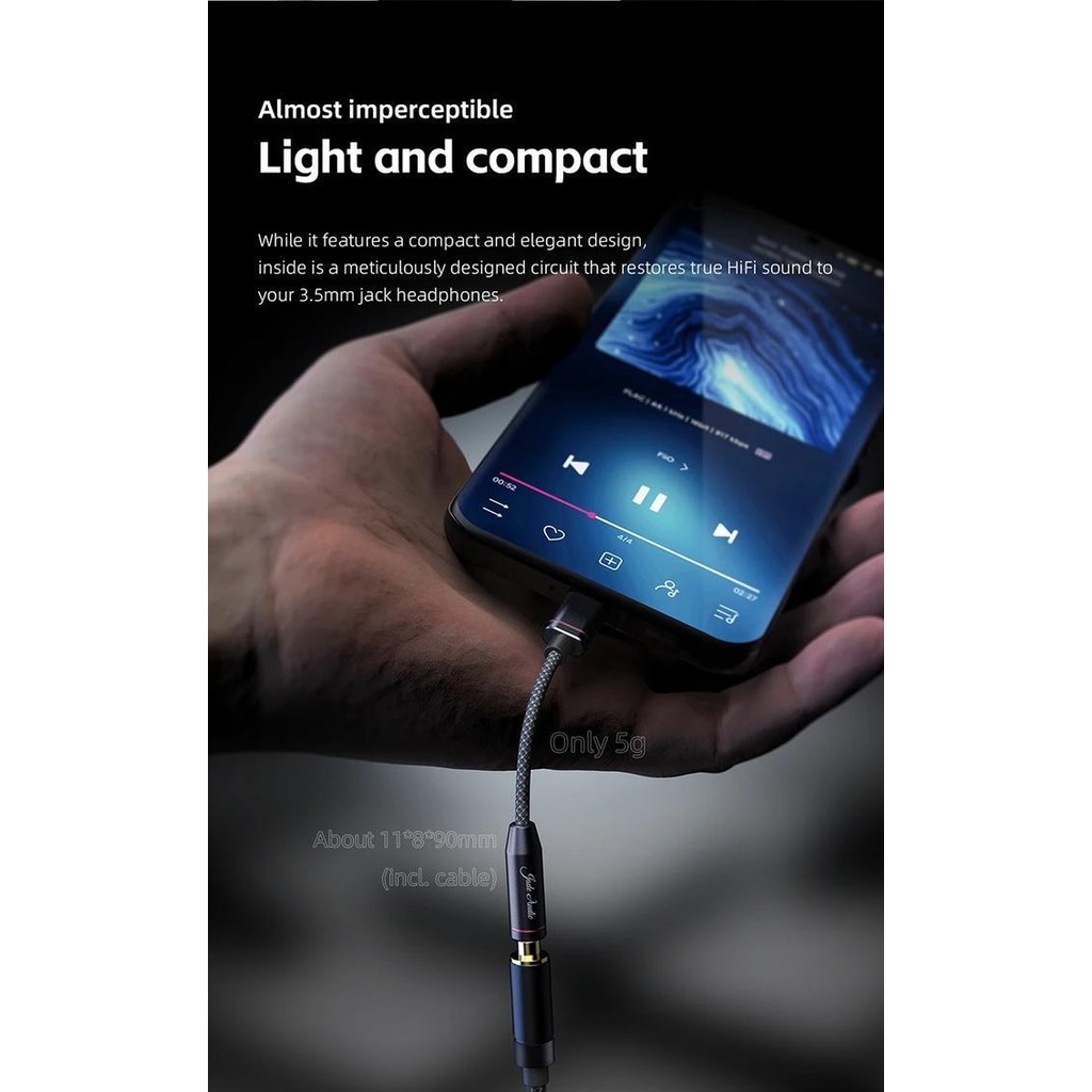 FiiO Jade Audio JA11 / JA 11 Portable AC and earphone amplifier Type-C