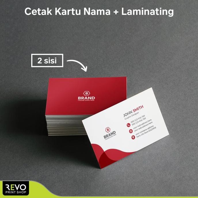 

TERBARU - Kartu Nama + Laminating / Cetak Kartu Nama / Name Card Bussiness card