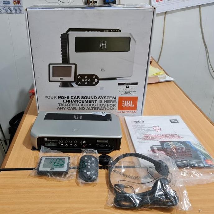 JBL DSP processor MS8 MS-8 MS 8 channel original new no codia venom