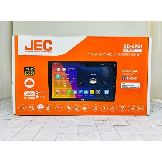 TERLARIS - Headunit Android JEC GD-6981 9/10 Inch Ram 2/32GB