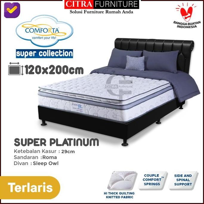 Springbed Comforta Super Platinum 120X200 - Full Set