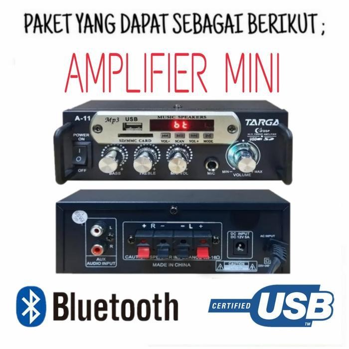 Karaoke Set / Ampli Mini Bluetooth / Speaker 4 Inch / Karaoke Youtube
