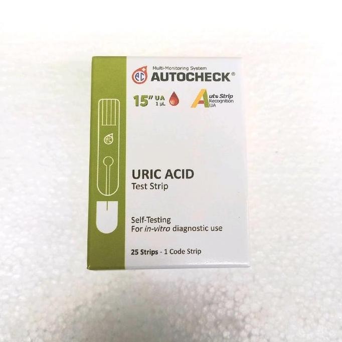Strip Gula Darah Asam Urat Kolestrol Autocheck Original Strip Isi Ulang Autocheck Stik Gula Darah As