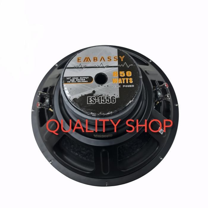 SPEAKER SUBWOOFER EMBASSY 15 INCH DOUBLE MAGNET DAN DOUBLE COIL BARU