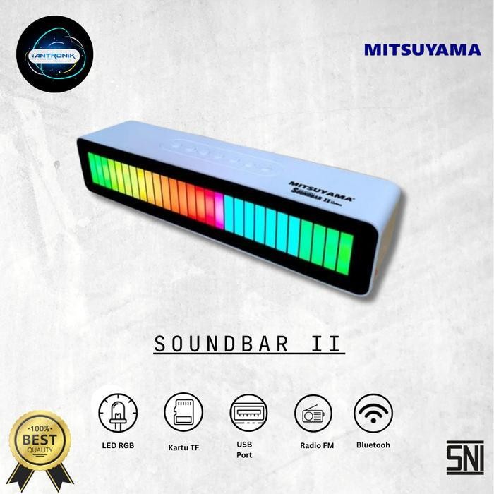 MITSUYAMA Portable Loudspeaker SOUNDBAR 2 SERIES MS-4020BT sudah bisa KARAOKE
