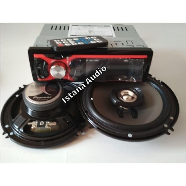 PAKETAN AUDIO SPEAKER PIONEER COAXIAL 6INCH DAN TAPE AVA BLUETOOTH
