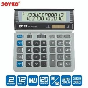 

Kalkulator Elektronik Joyko 12 Digits Cc-800Ch