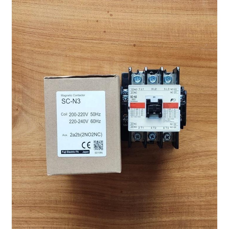 Magnetic Contactor Fuji SC-N3 Kontaktor fuji SCN3 SCN-3 - 220V