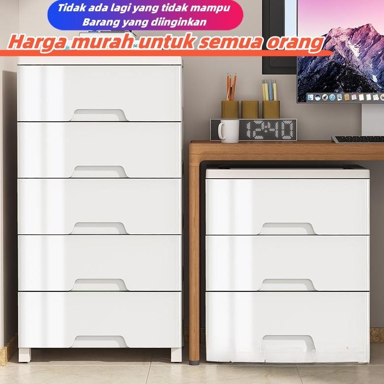 Lemari Pakaian/Lemari Plastik/Laci Plastik/Kabinet Drawer Storage Cabinet Ukuran Jumbo