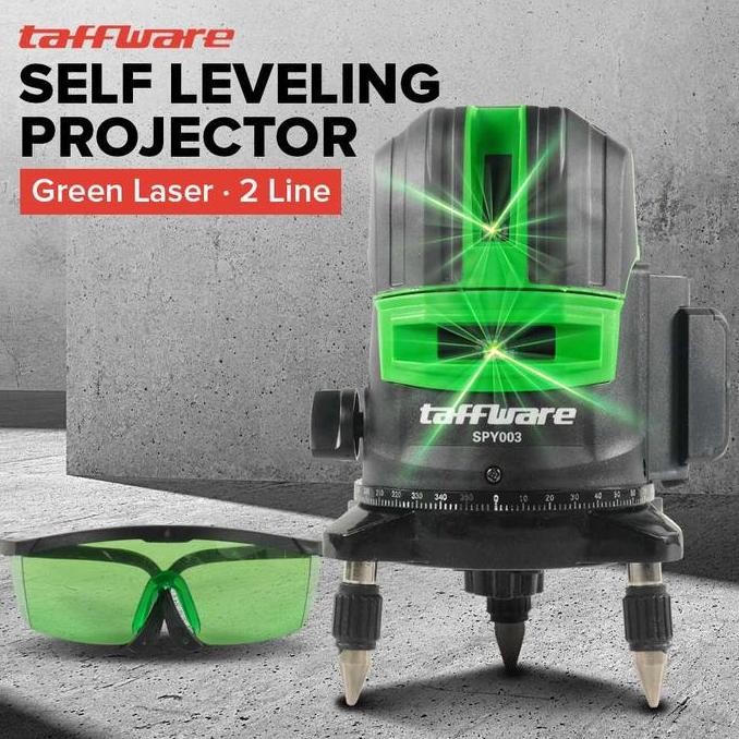 Laser Level Laser Siku Bangunan 2 Garis Self Leveling Projector Asli