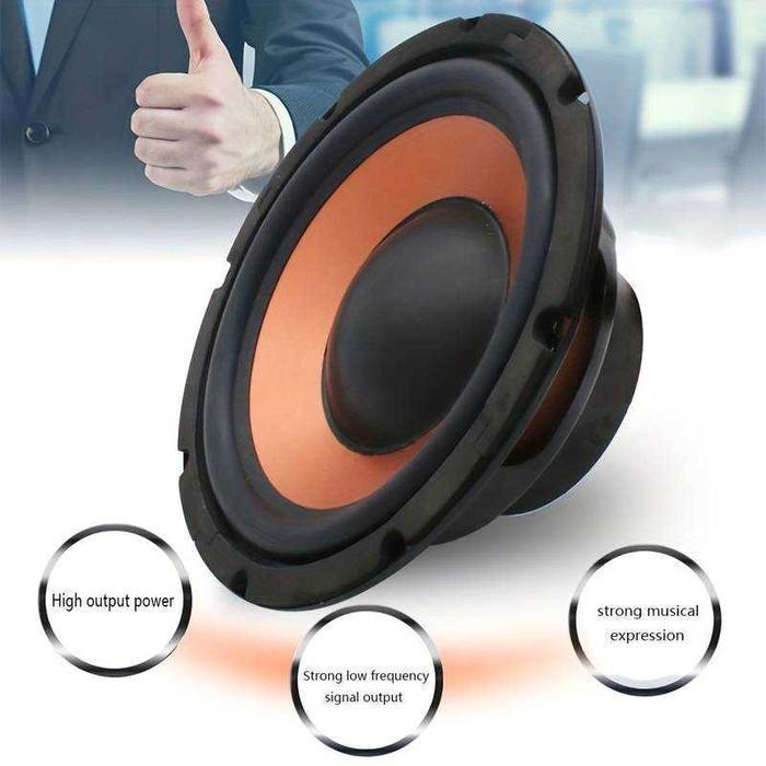 Car Speaker subwoofer 8 inch mobil strong bass shock magnetik steel