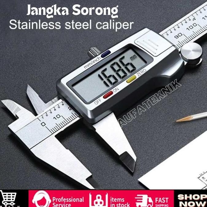 

Penggaris Jangka Sorong Kaliper Sigmat Digital Stainless Steel 150Mm