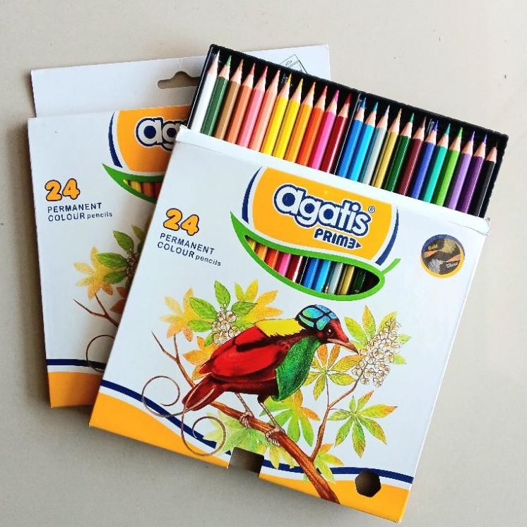 

Pensil Warna Colored Pencils Agatis Prime 24 Warna Panjang Set