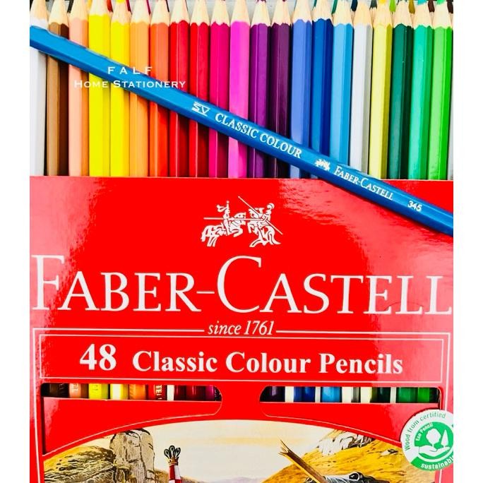 

Fabercastell Pensil Warna Panjang Color Pencils Classic Color 24Pcs Pensil Gambar Anak