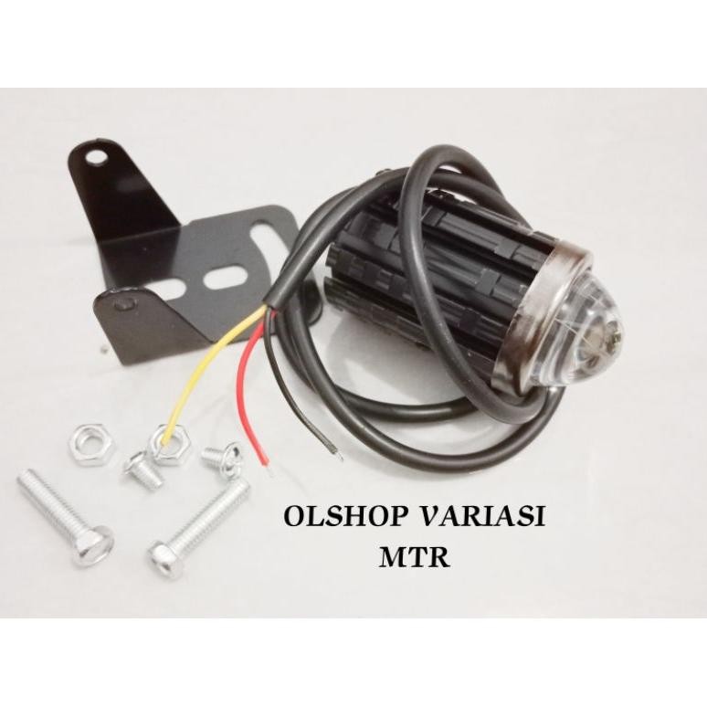 Terlaris Lampu Tembak Mini Laser Gun 2Warna Lampu Tembak Tambahan Mobil /Motor Mio Beat Vario Klx Cr