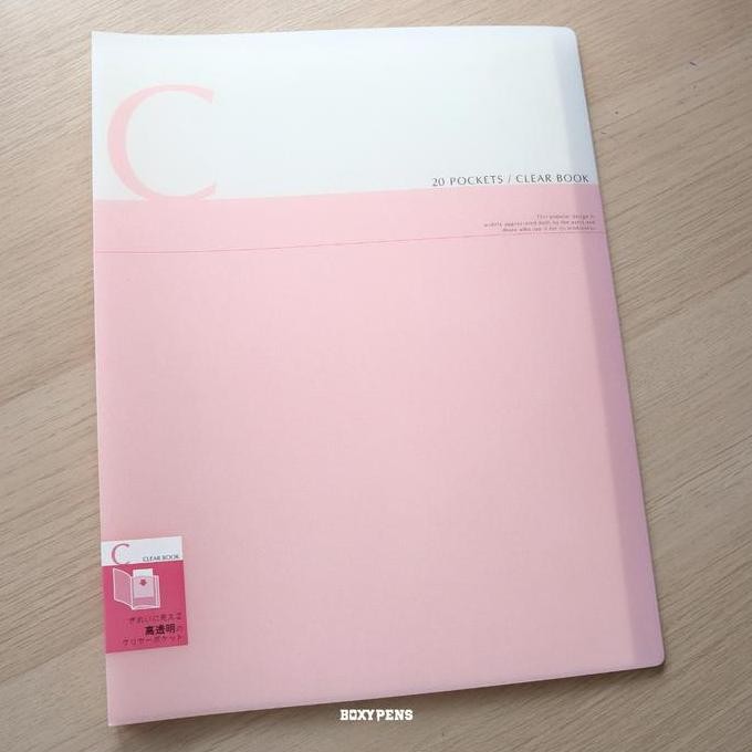 

NEW Kokuyo Clear Folder Pink
