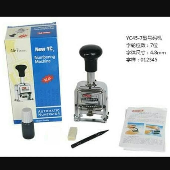 

Numerator New Yc 7 Digit/ Stempel Nomor Otomatis / Automatic Numbering