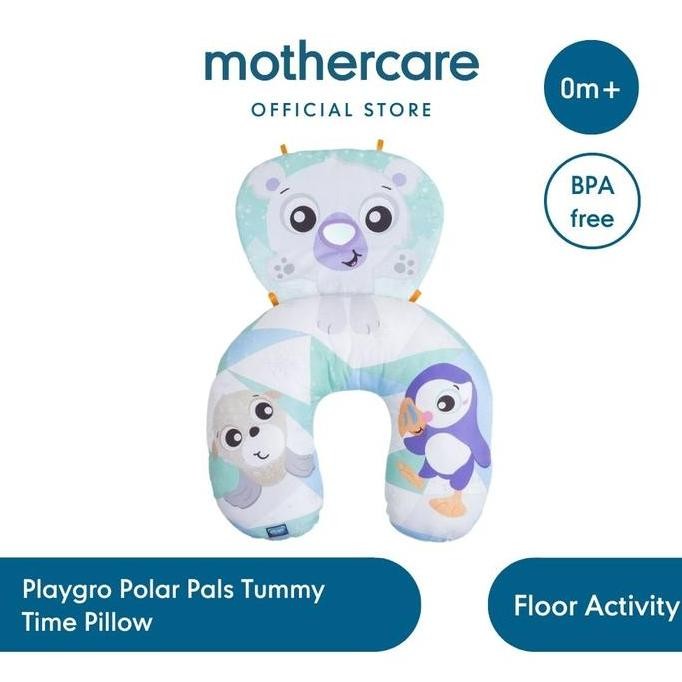Diskon Playgro Bantal Tummy Time Bayi - Polar Pals Tummy Pillow