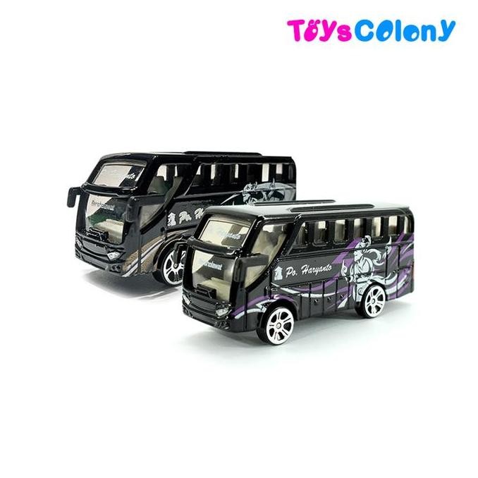 Diskon Diecast Bus PO Haryanto Rollspeed 1:100 Miniatur Mobil Bus Koleksi