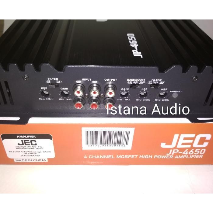 Power mobil JEC JP-4650 12000WATT 4 CHANNEL
