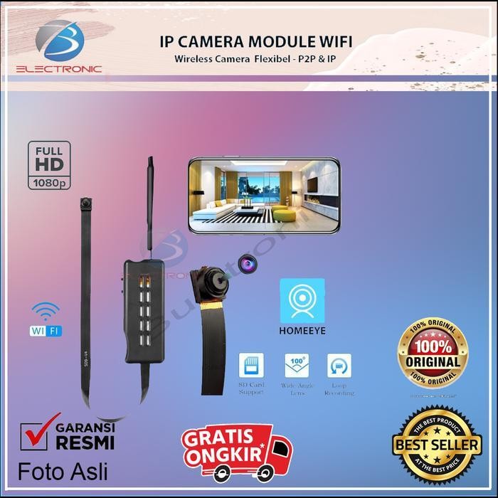 IP Camera Wireless Wifi/Ip 1080 Hidden Spy Camera Modul Video Kamera