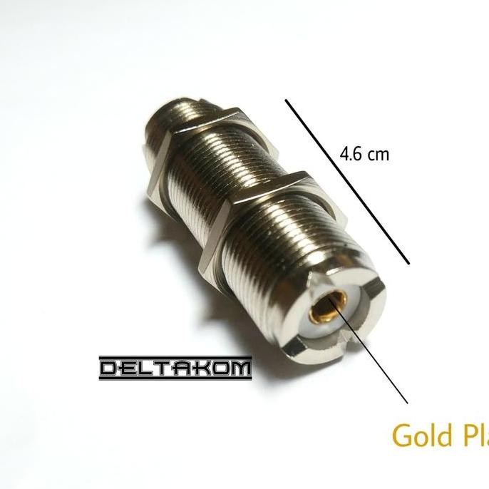 SIAP KIRIM KONEKTOR UHF FEMALE TO UHF FEMALE ADAPTER RF COAX