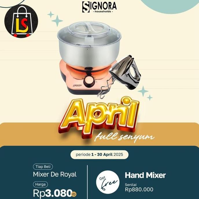 Signora Mixer De Royal Mesin Mixer Roti High Capacity