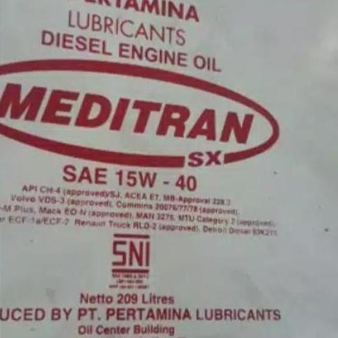 NEW oli OIL oli Oli Meditran SX 15w - 40 DRUM 209 Lt