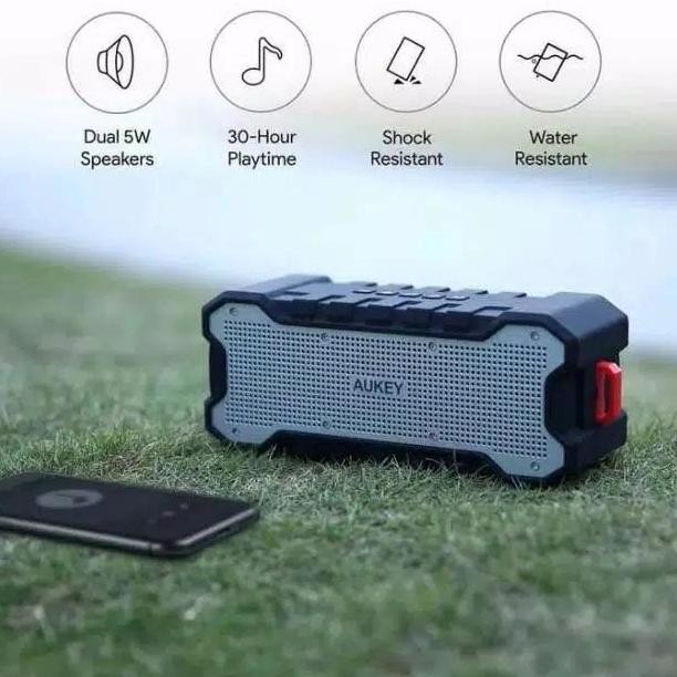 AUKEY Speaker Portable Waterproof Bluetooth 4.1Wireless-500285(SK-M12)