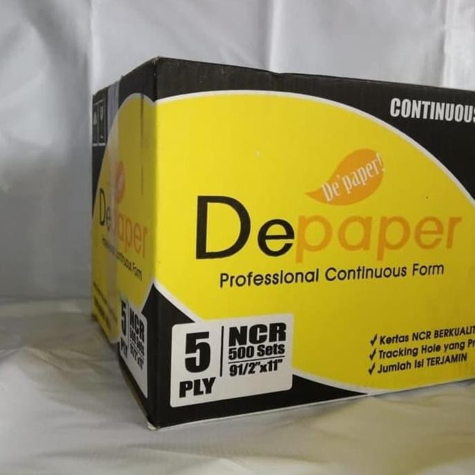 

Continuous Form De Paper 5 Ply Full (Warna)