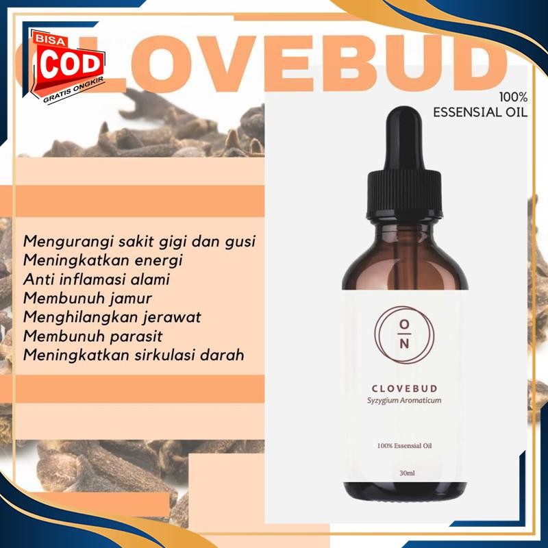 Cuci Gudang Pure Clove Bud Essential Oil Minyak Cengkeh Alami Murni Sd-33