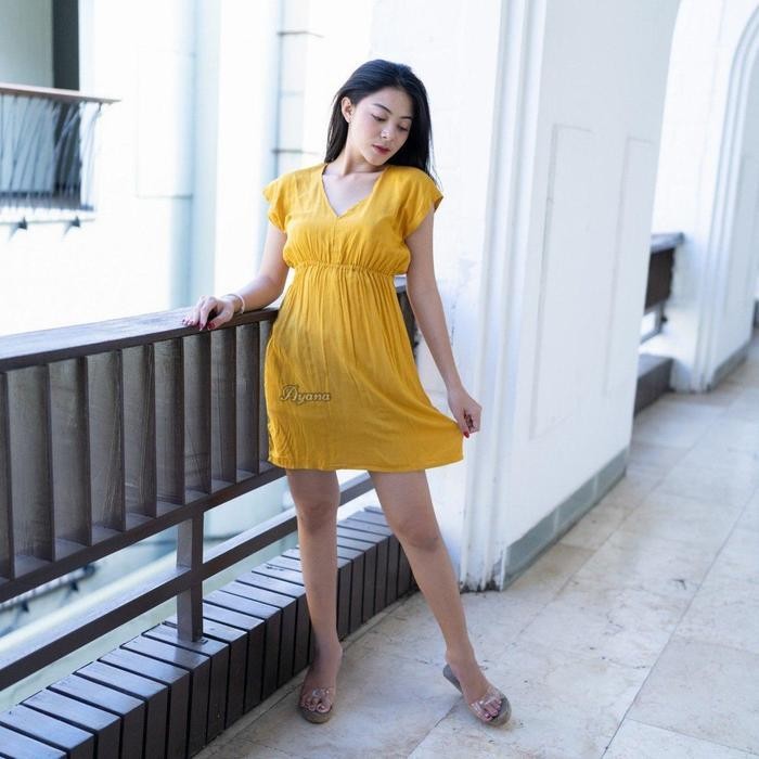 Dd Dress Manohara Pendek Polos - Daster Bali - Dress Santai Wanita