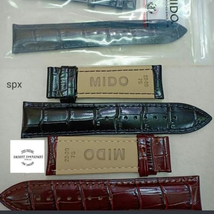 Strap Tali Kulit Jam Tangan Mido Tali Kulit Jam Mido