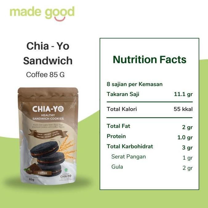 

Chia-Yo Sandwich - Cookies Coffee Matcha Berries Spekuk Vanilla Velvet (Mine)