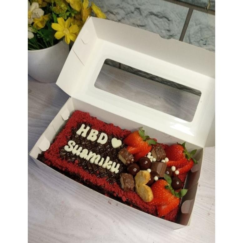 

Fbn ( Only Instant ) Brownies Shiny Crust/Fudgy Brownies/Brownies Terenak Size 20X10 Bi-13